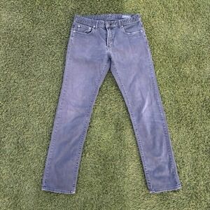 Bonobos Men's Dark Gray Wash Denim Jeans 5 Pocket Pants 32x32